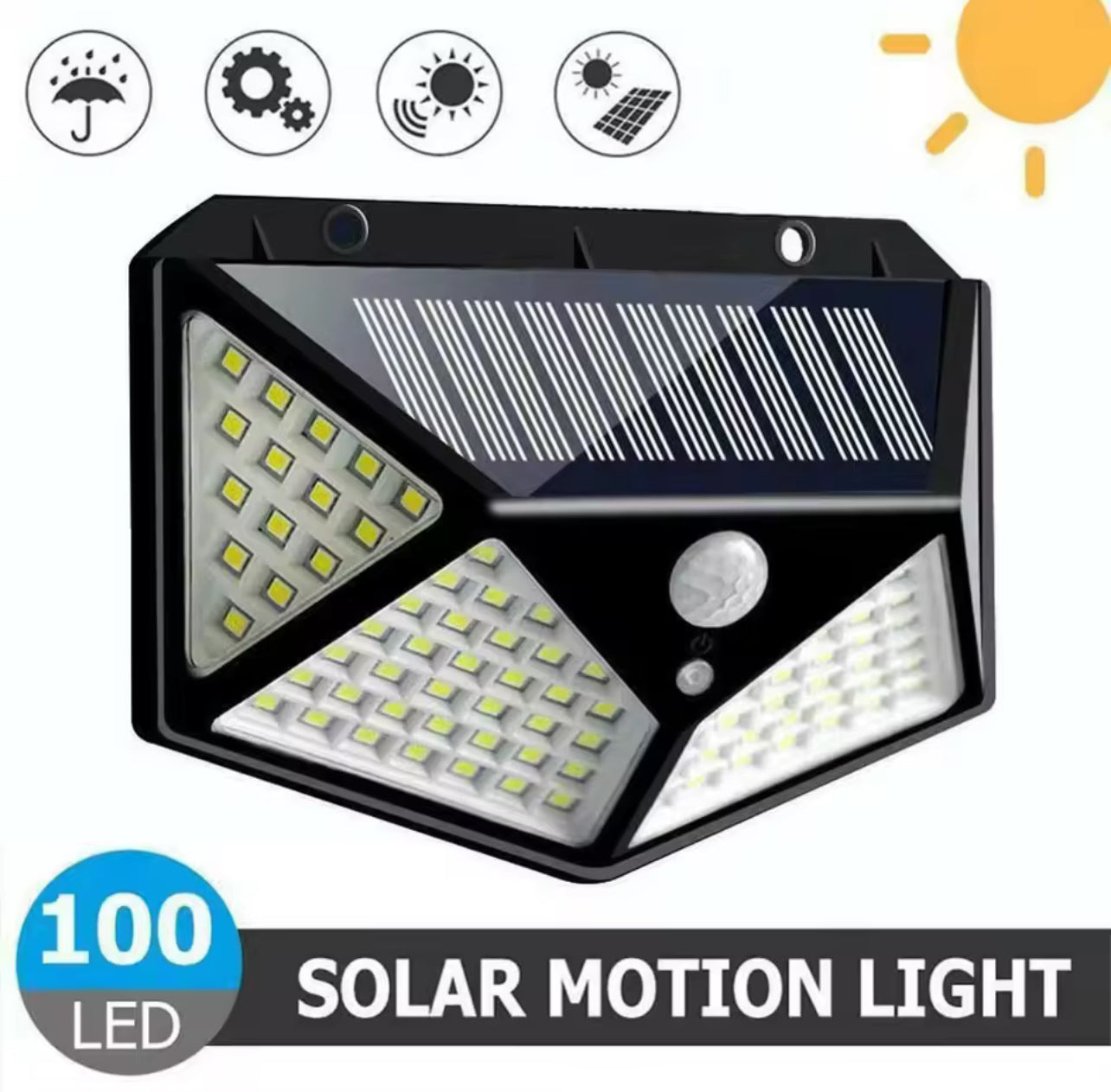 Solar Motion Security Lighting