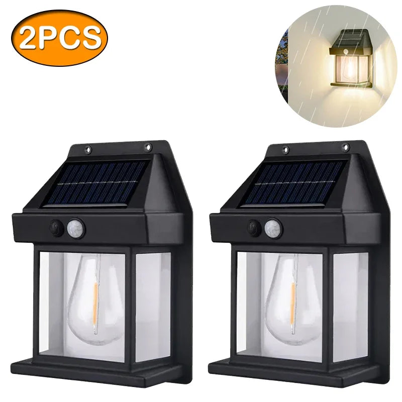 Auntie Glowria Solar Charging LED Induction Wall Lamp | 3 Working Modes | Waterproof & Eco-friendly