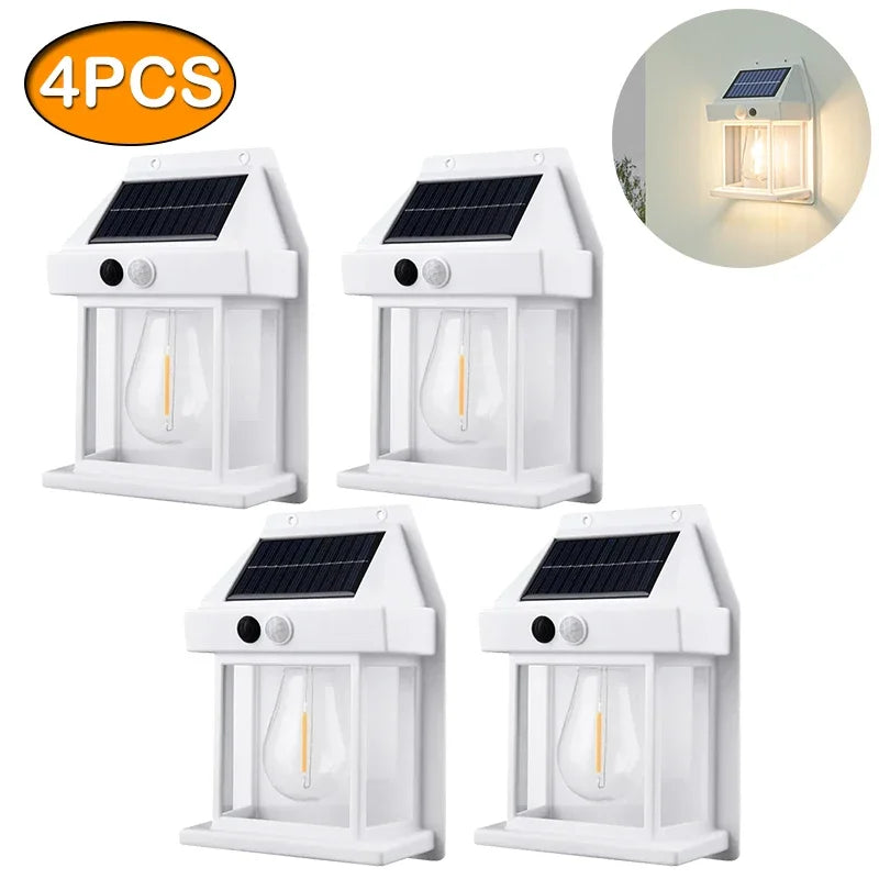 Auntie Glowria Solar Charging LED Induction Wall Lamp | 3 Working Modes | Waterproof & Eco-friendly
