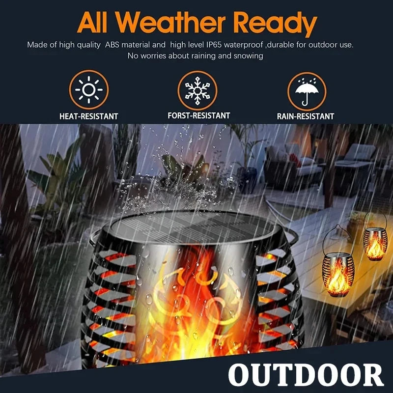 Auntie Glowria Solar Lighting LED Outdoor Solar Torch Lights | Waterproof, Eco-friendly | Flickering Flame for Garden, Patio & Pathway