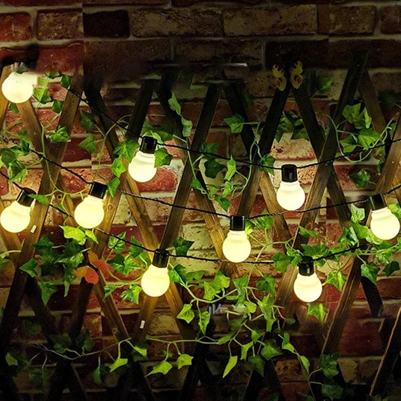 Auntie Glowria Solar Lighting 5/7/12M LED Globe Solar Fairy String Patio Lights | Eco-Friendly | Christmas, Holiday, Backyard BBQ, Garland, Wedding, Outdoor Party Garden Lighting