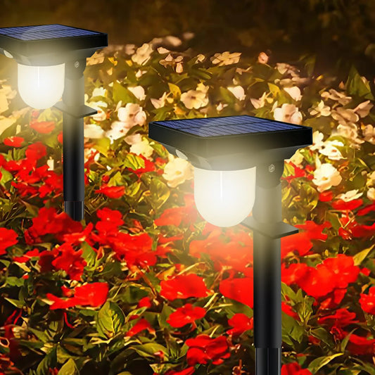 Auntie Glowria Solar Lighting Outdoor Garden Solar Powered Wall Lamp | Waterproof, Motion Sensor | Eco-friendly Pathway Light for Landscape, Yard, Backyard, Lawn