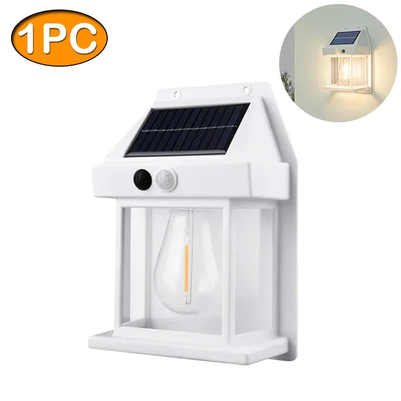 Auntie Glowria Solar Charging LED Induction Wall Lamp | 3 Working Modes | Waterproof & Eco-friendly