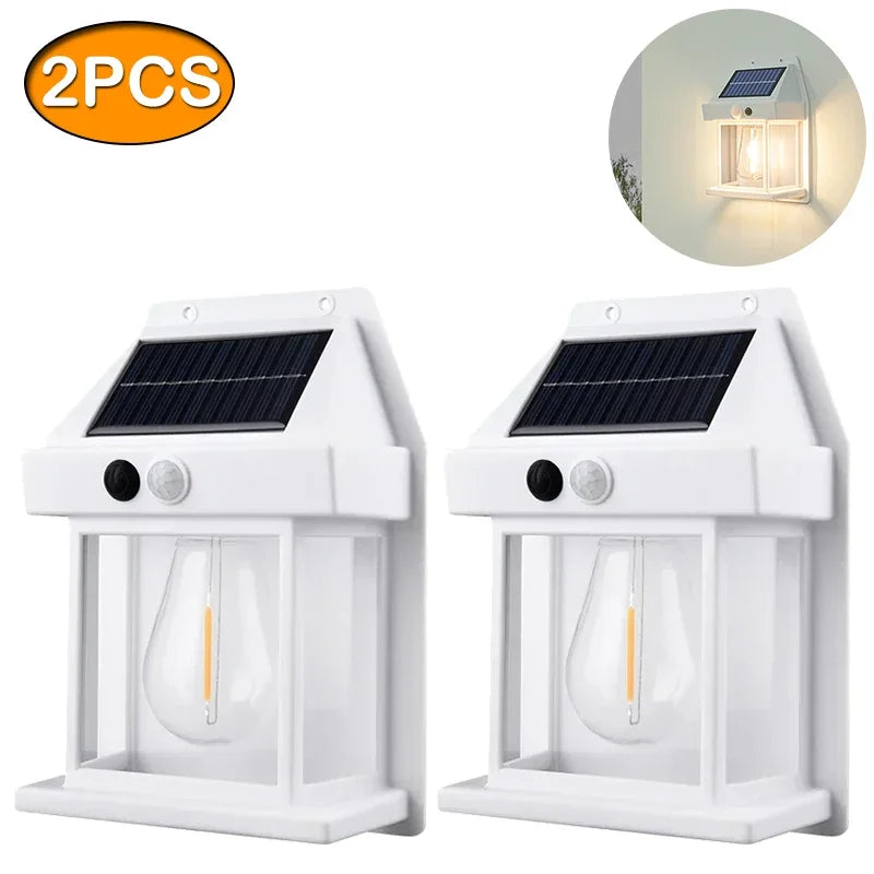 Auntie Glowria Solar Charging LED Induction Wall Lamp | 3 Working Modes | Waterproof & Eco-friendly