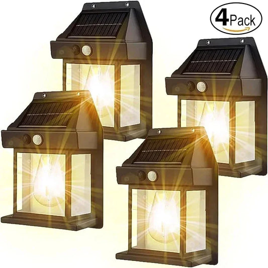 Auntie Glowria Solar Charging LED Induction Wall Lamp | 3 Working Modes | Waterproof & Eco-friendly