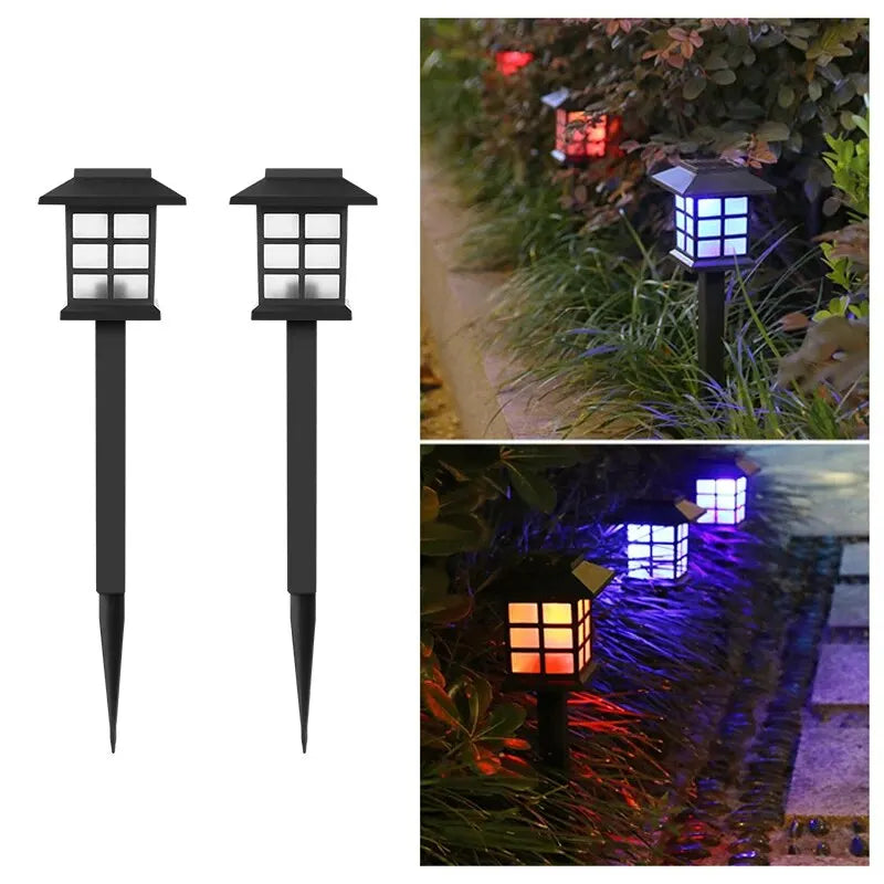 Auntie Glowria Solar Lighting 2 Pack Solar Pathway Light | Waterproof, Eco-friendly | Outdoor Solar Lamp for Garden, Yard & Patio