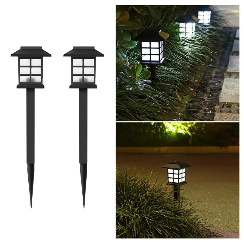 Auntie Glowria Solar Lighting 2 Pack Solar Pathway Light | Waterproof, Eco-friendly | Outdoor Solar Lamp for Garden, Yard & Patio