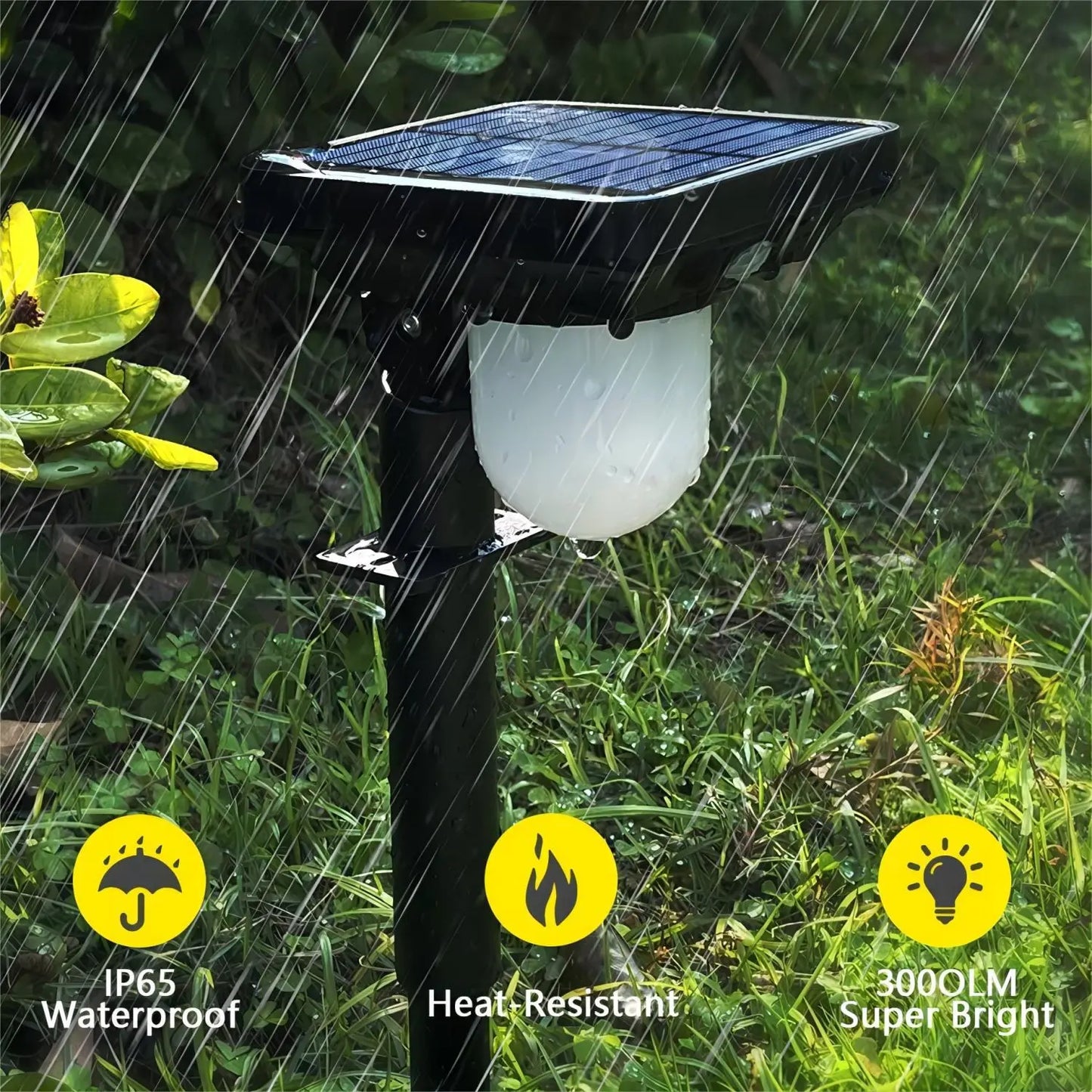 Auntie Glowria Solar Lighting Outdoor Garden Solar Powered Wall Lamp | Waterproof, Motion Sensor | Eco-friendly Pathway Light for Landscape, Yard, Backyard, Lawn
