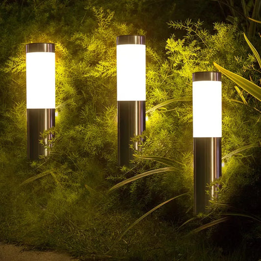 Auntie Glowria Solar Lighting Pathway Lights | Waterproof, Eco-Friendly | Upgraded Walkway, Landscape, Outdoor Driveway Auto On/Off Lights for Yard, Lawn, Patio