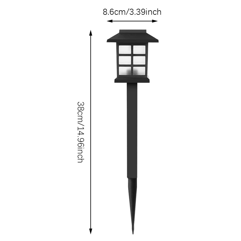Auntie Glowria Solar Lighting 2 Pack Solar Pathway Light | Waterproof, Eco-friendly | Outdoor Solar Lamp for Garden, Yard & Patio