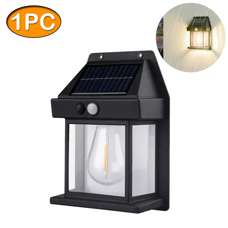 Auntie Glowria Solar Charging LED Induction Wall Lamp | 3 Working Modes | Waterproof & Eco-friendly