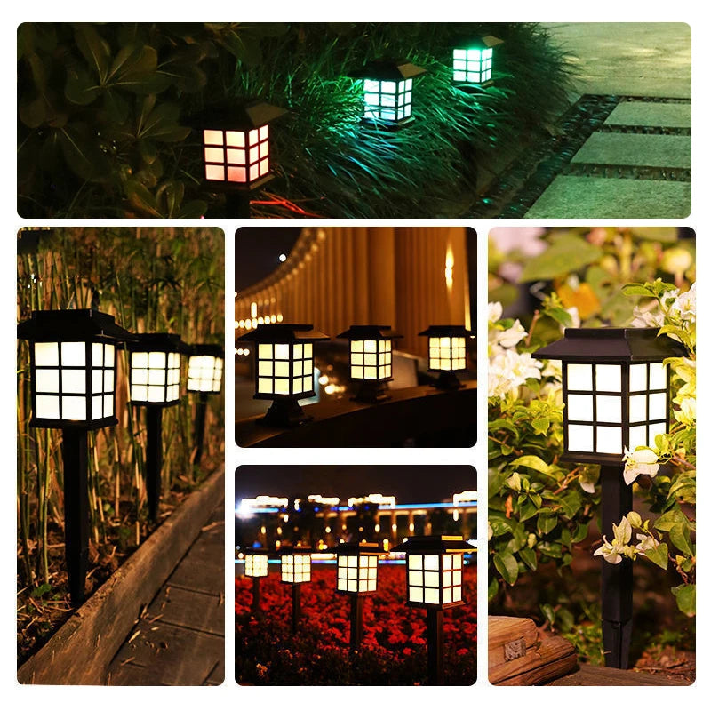 Auntie Glowria Solar Lighting 2 Pack Solar Pathway Light | Waterproof, Eco-friendly | Outdoor Solar Lamp for Garden, Yard & Patio